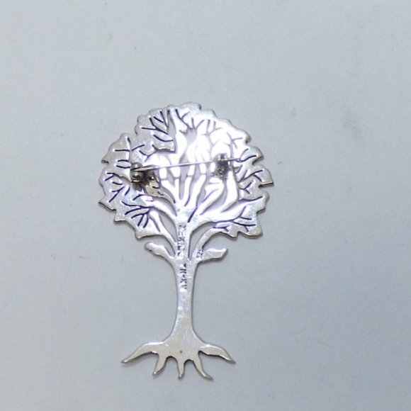 Vintage Taxco Silver Tree Brooch - Picture 4 of 6